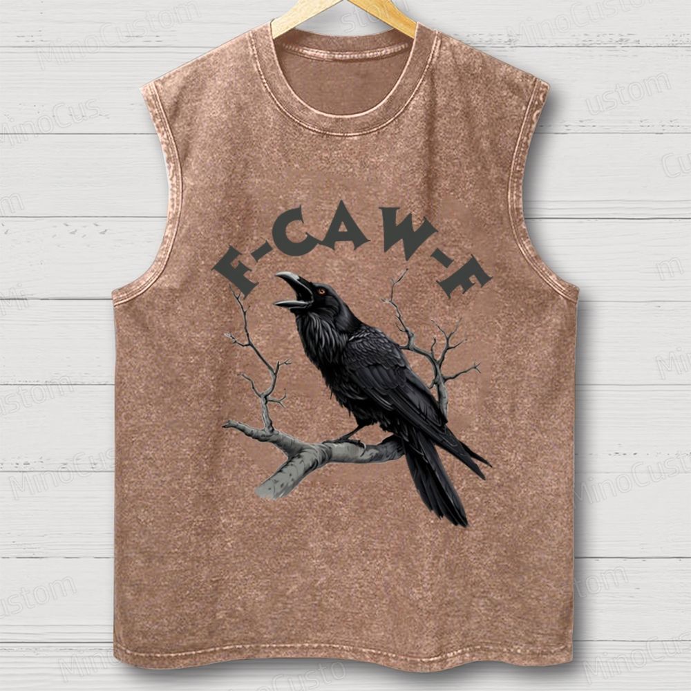 F-Caw-F  Washed Tank Top 