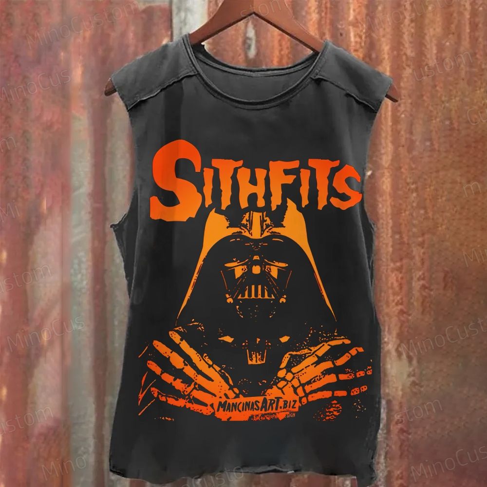 Star Wars Inspired SithFits Washed Tank Top