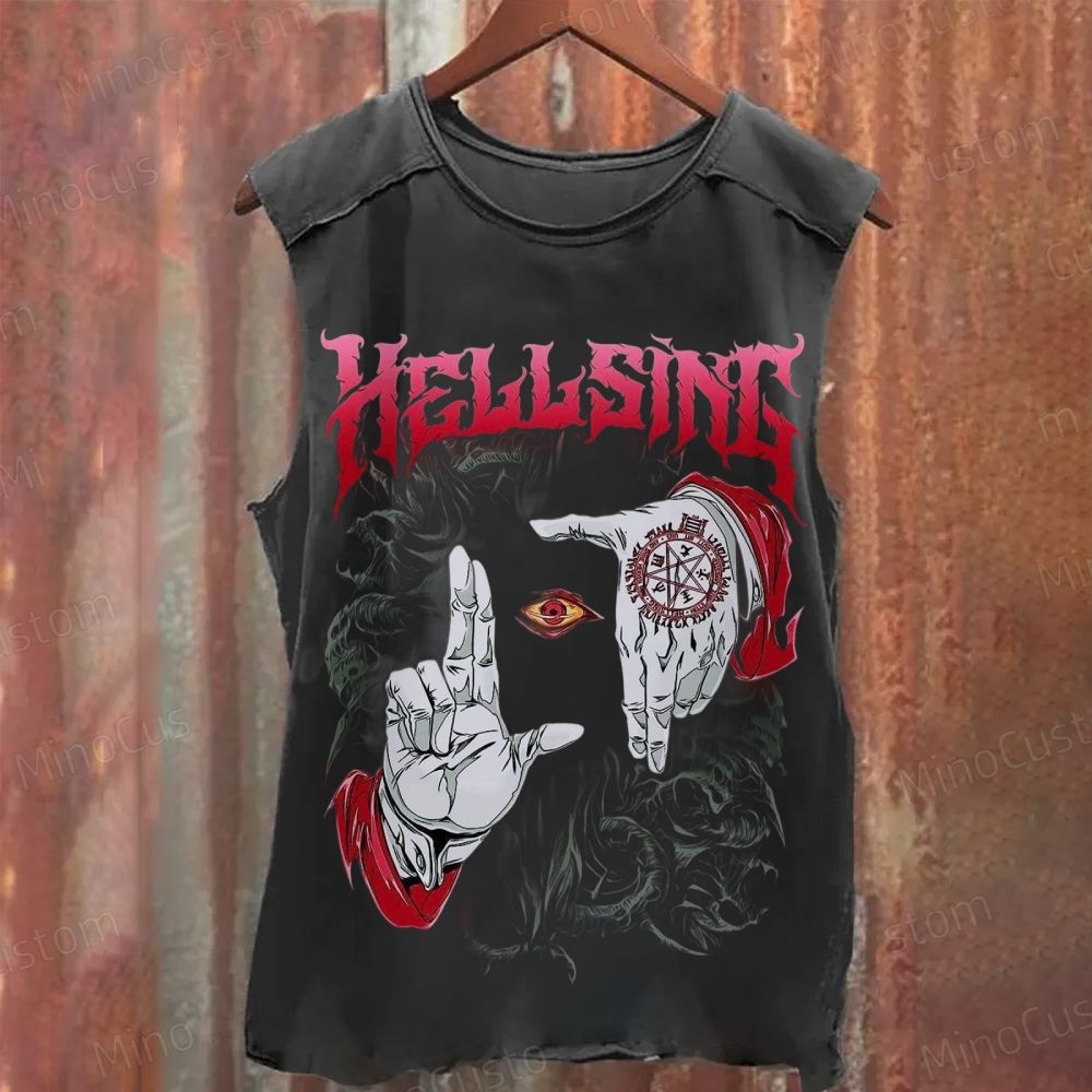 Hellsing Washed Tank Top