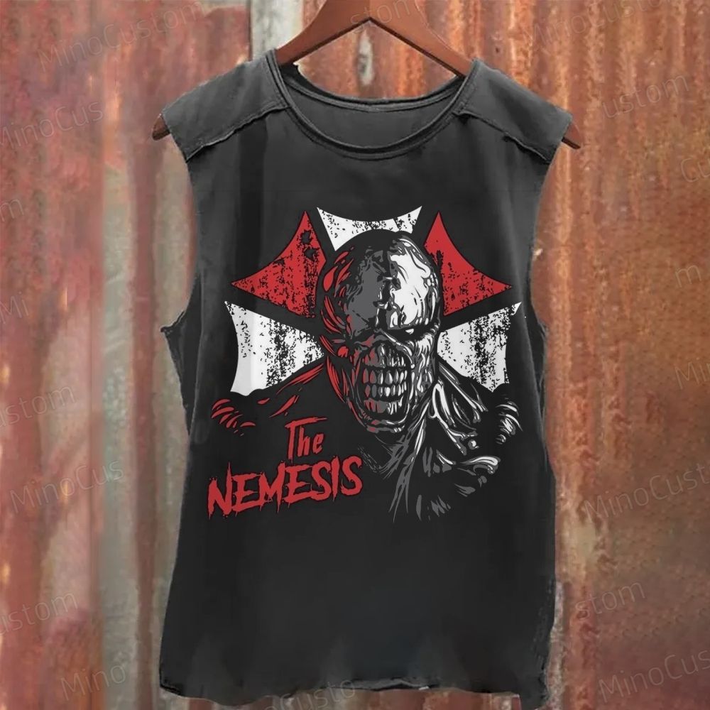 Resident Evil Nemesis Washed Tank Top