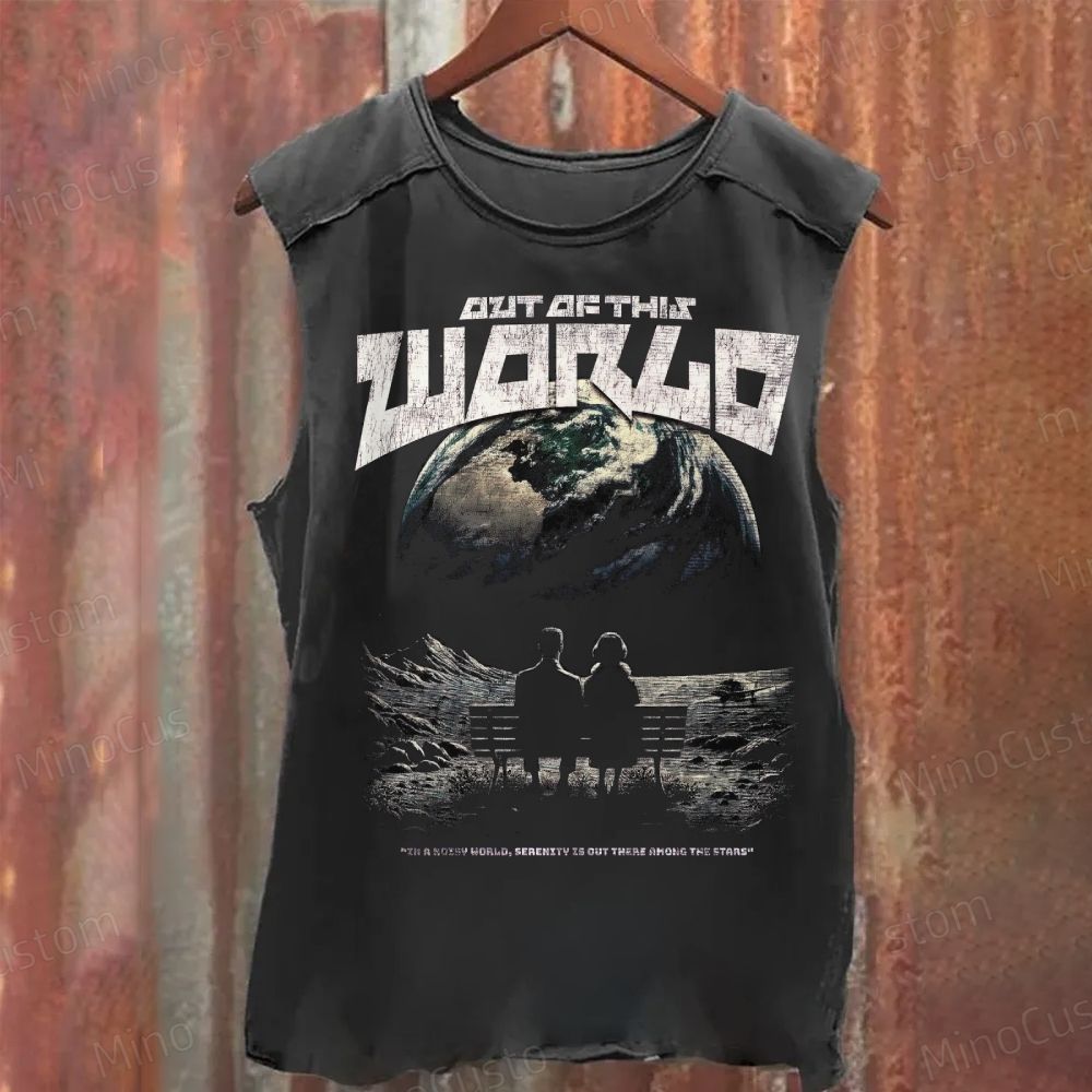 Out Of This World Washed Tank Top
