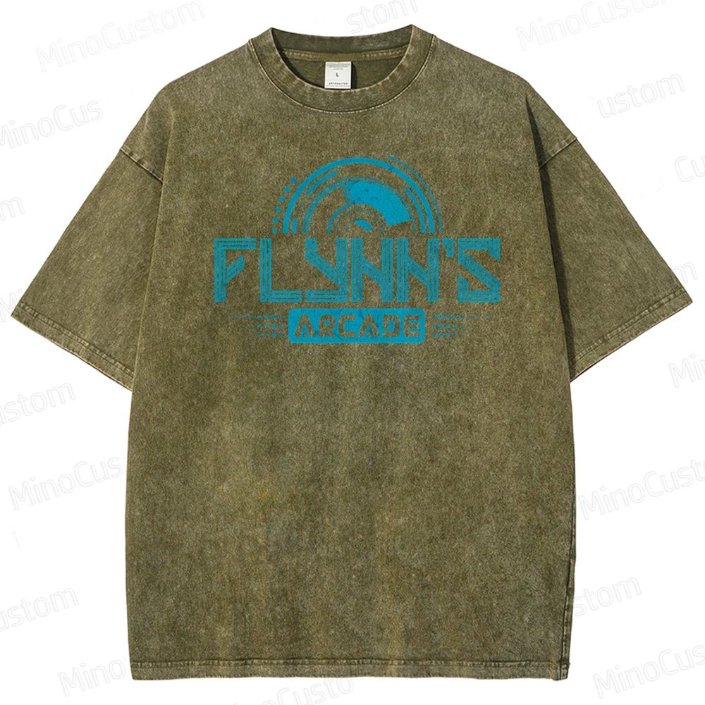 Flynn's Arcade Est 1982 Washed T-Shirt