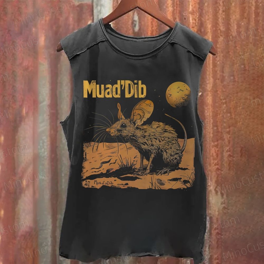 Desert Rat Muad'Dib Dune Washed Tank Top