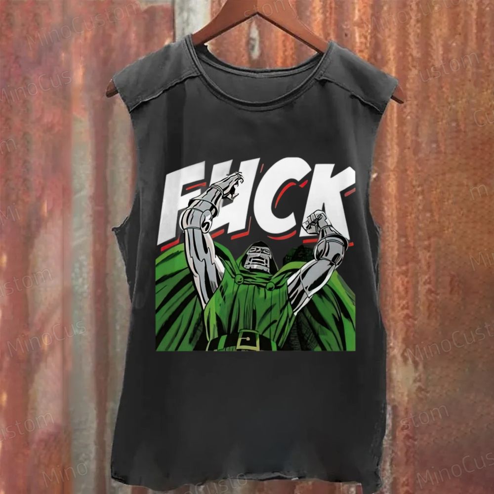 Dr Doom Washed Tank Top