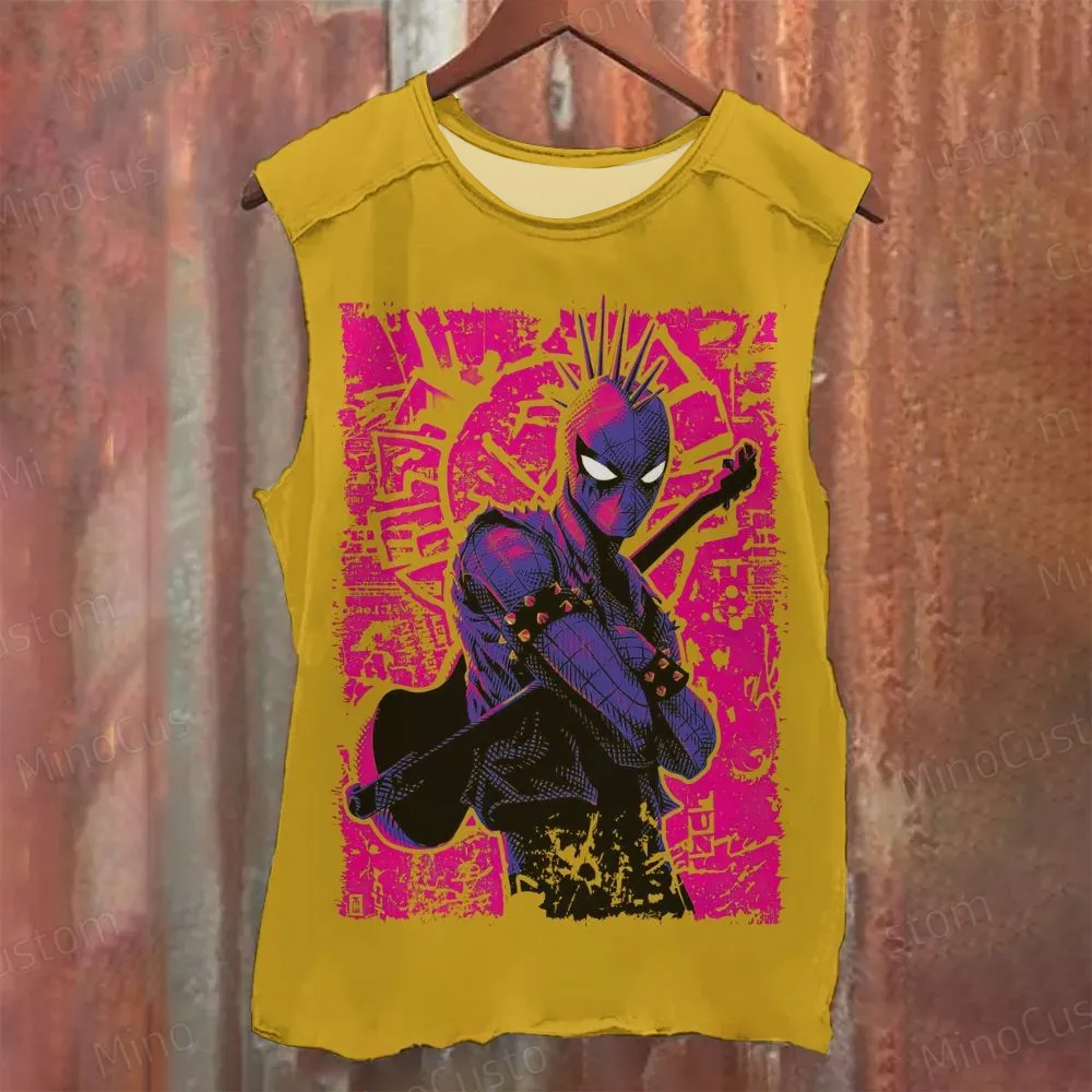 Spider-Punk Printed Tank Top