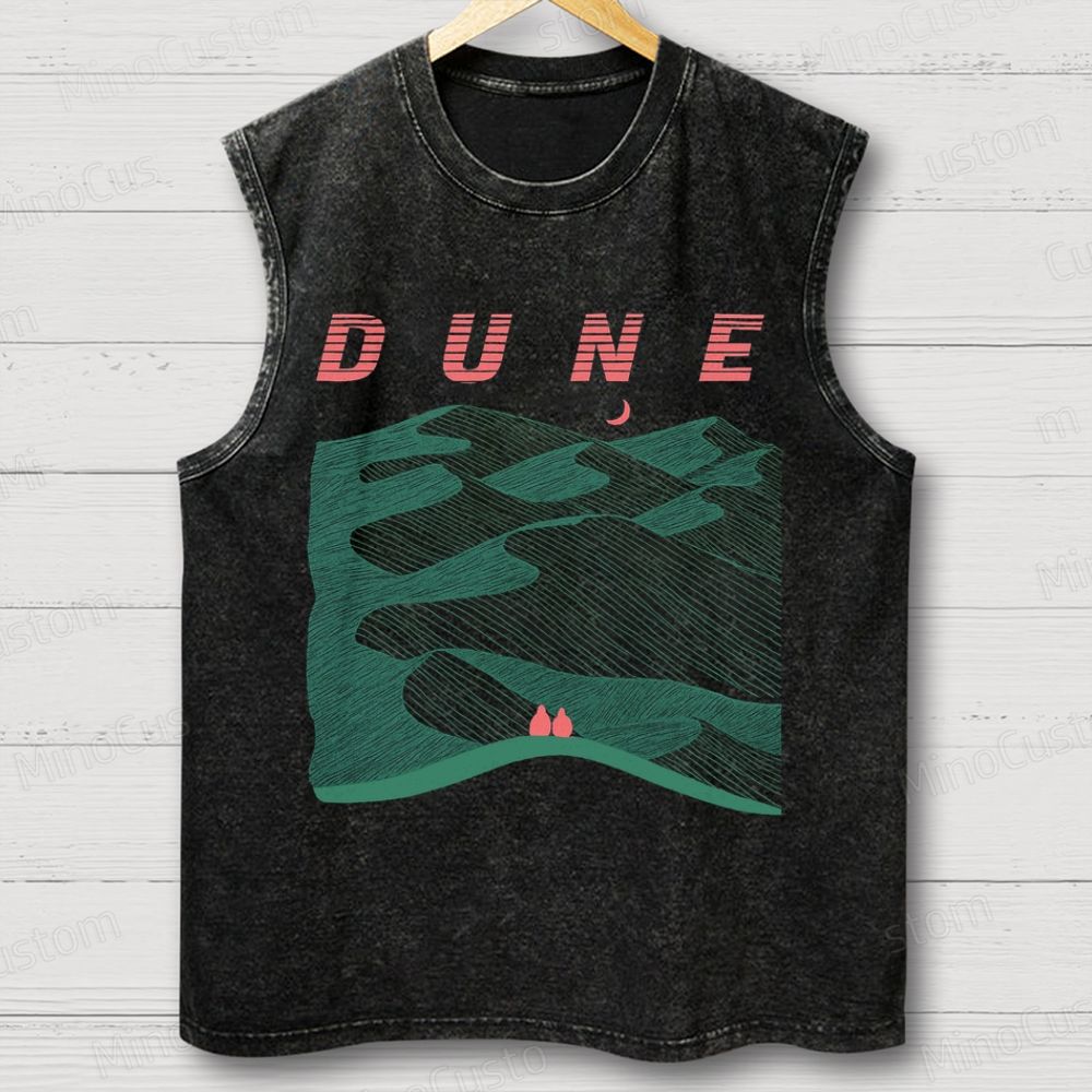 Sands Of Synchronicity Unisex Washed Tank Top