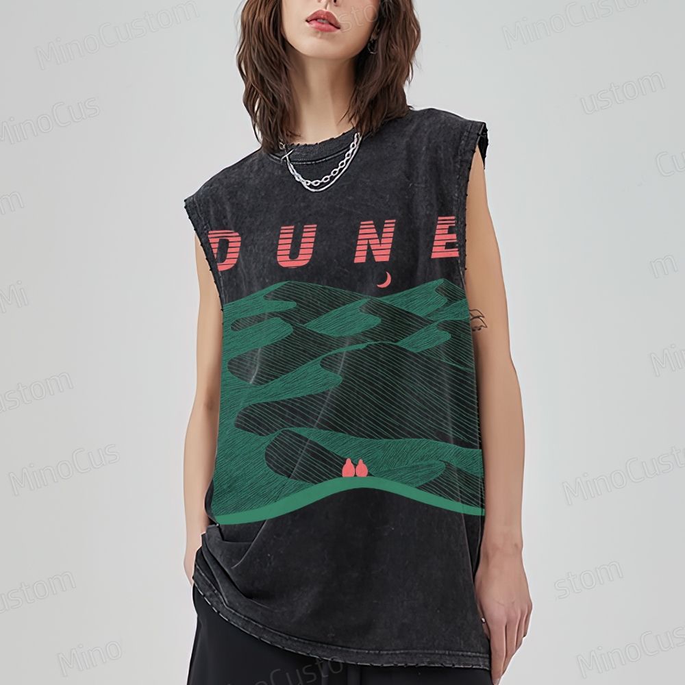 Sands Of Synchronicity Unisex Washed Tank Top