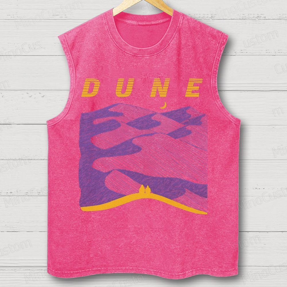 Sands Of Synchronicity Unisex Washed Tank Top