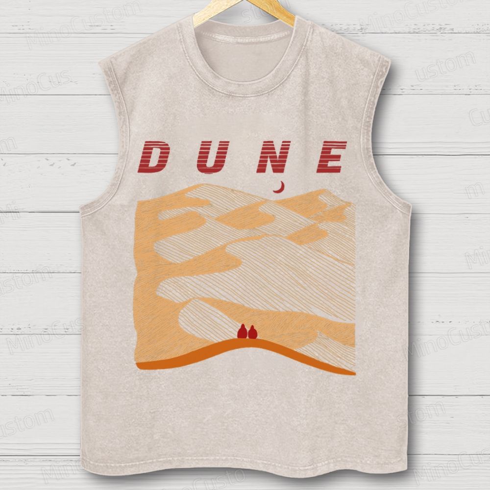 Sands Of Synchronicity Unisex Washed Tank Top