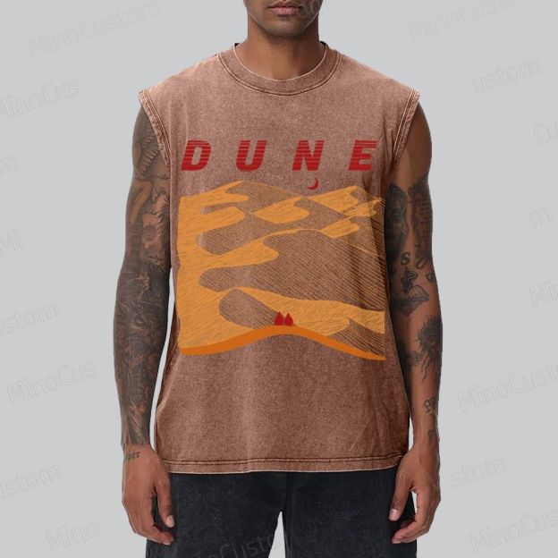 Sands Of Synchronicity Unisex Washed Tank Top