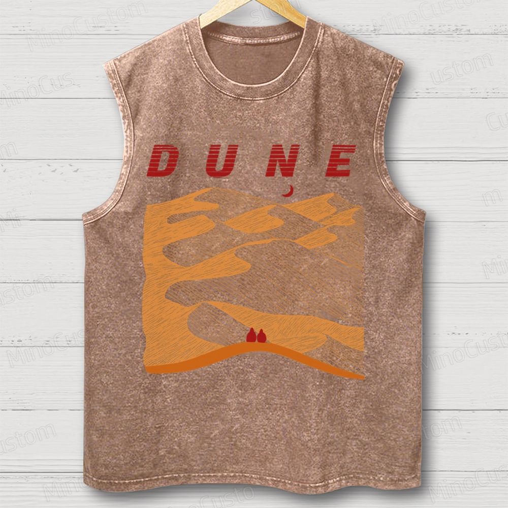 Sands Of Synchronicity Unisex Washed Tank Top