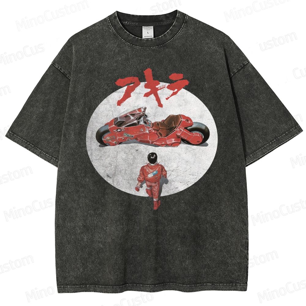 Akira Movie  Washed T-Shirt 