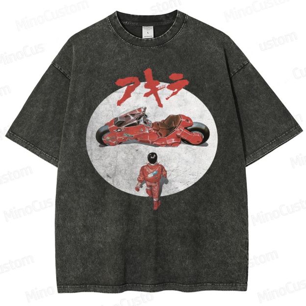 Akira Movie  Washed T-Shirt 