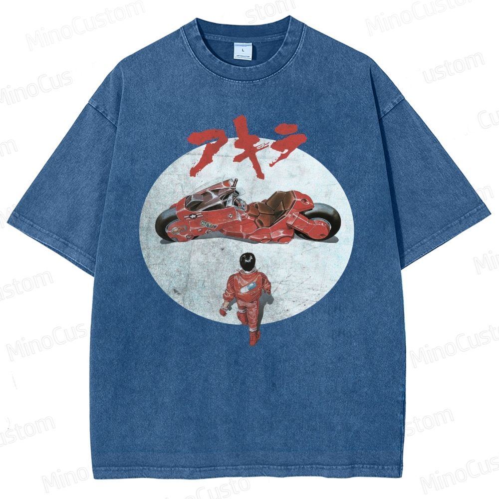 Akira Movie  Washed T-Shirt 