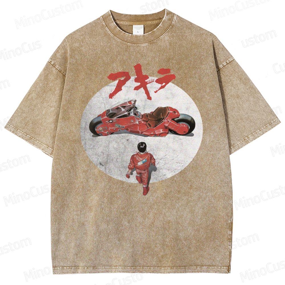 Akira Movie  Washed T-Shirt 