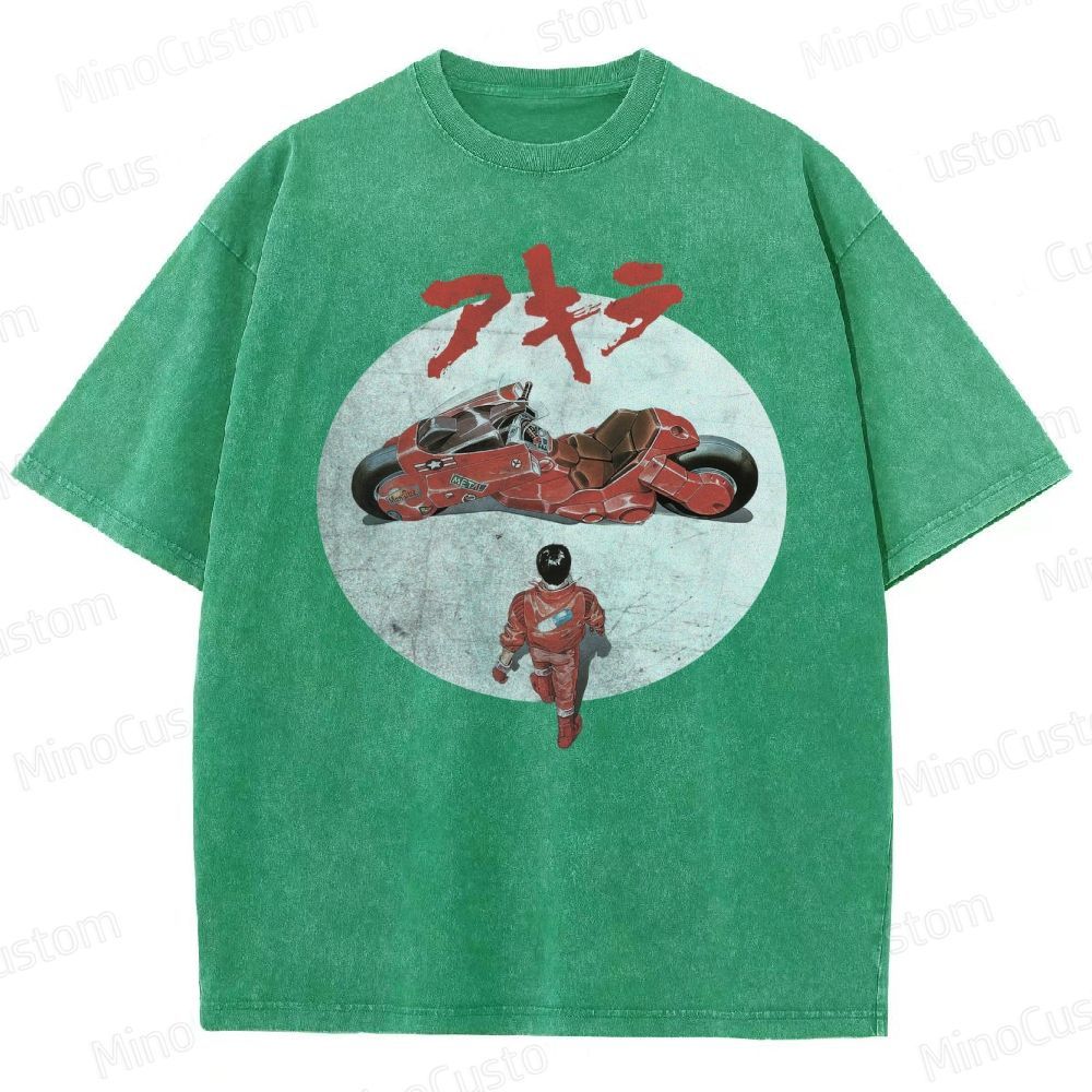 Akira Movie  Washed T-Shirt 