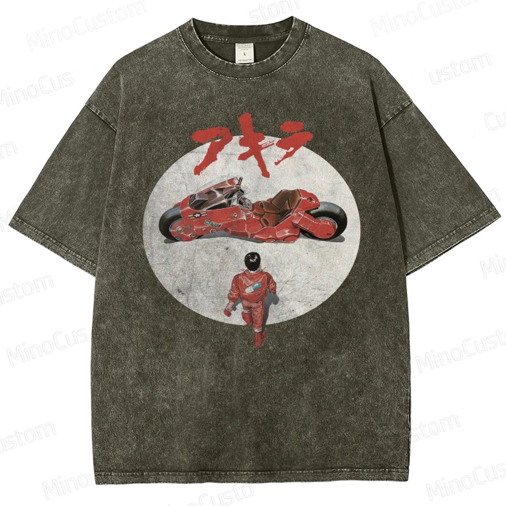 Akira Movie  Washed T-Shirt 
