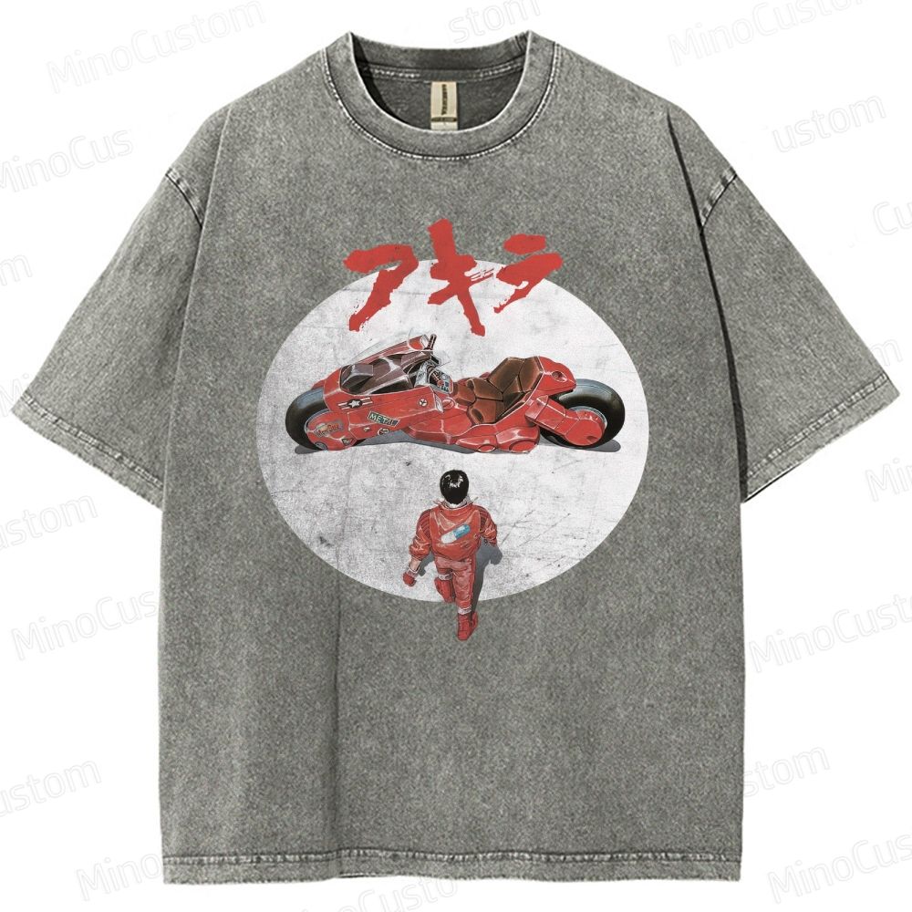 Akira Movie  Washed T-Shirt 