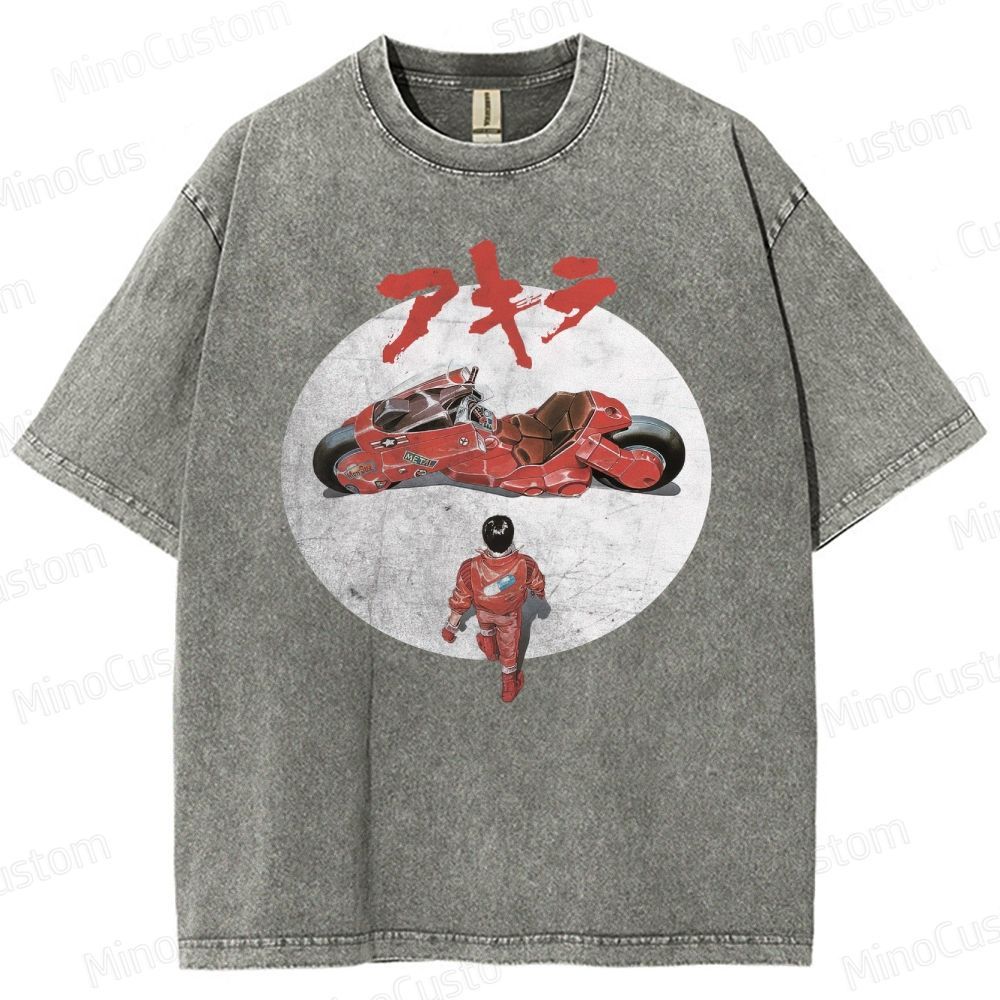 Akira Movie  Washed T-Shirt 