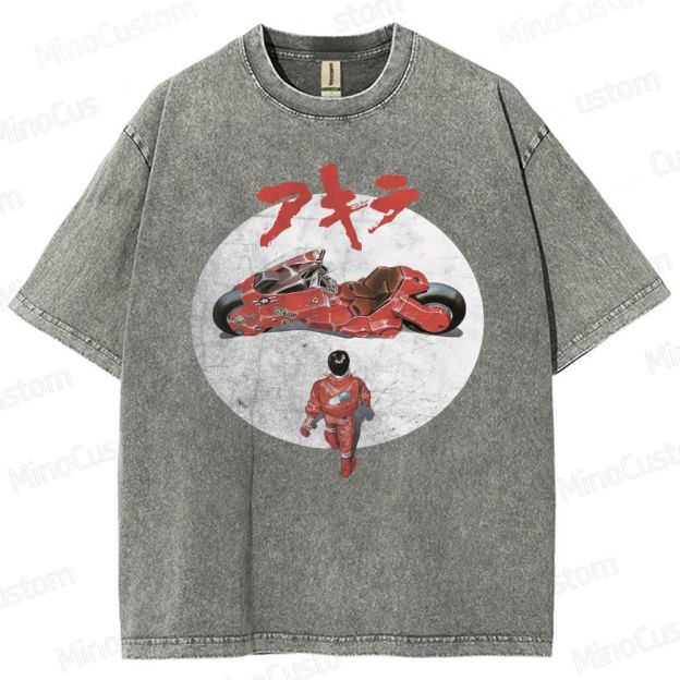 Akira Movie  Washed T-Shirt 