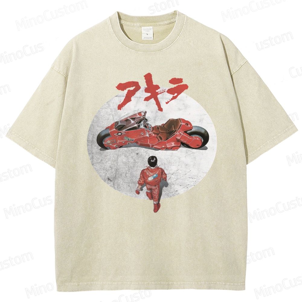 Akira Movie  Washed T-Shirt 