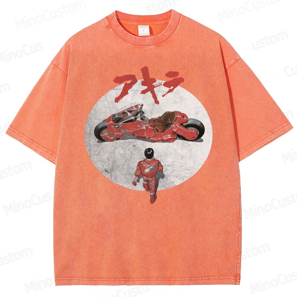 Akira Movie  Washed T-Shirt 