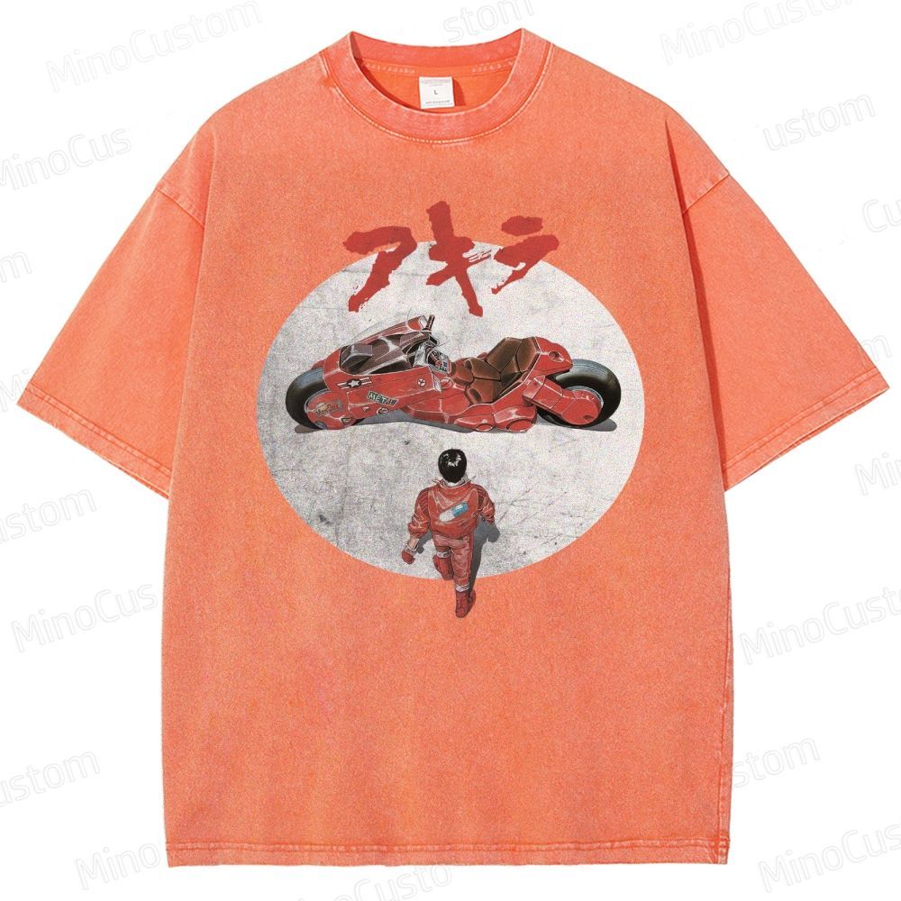 Akira Movie  Washed T-Shirt 