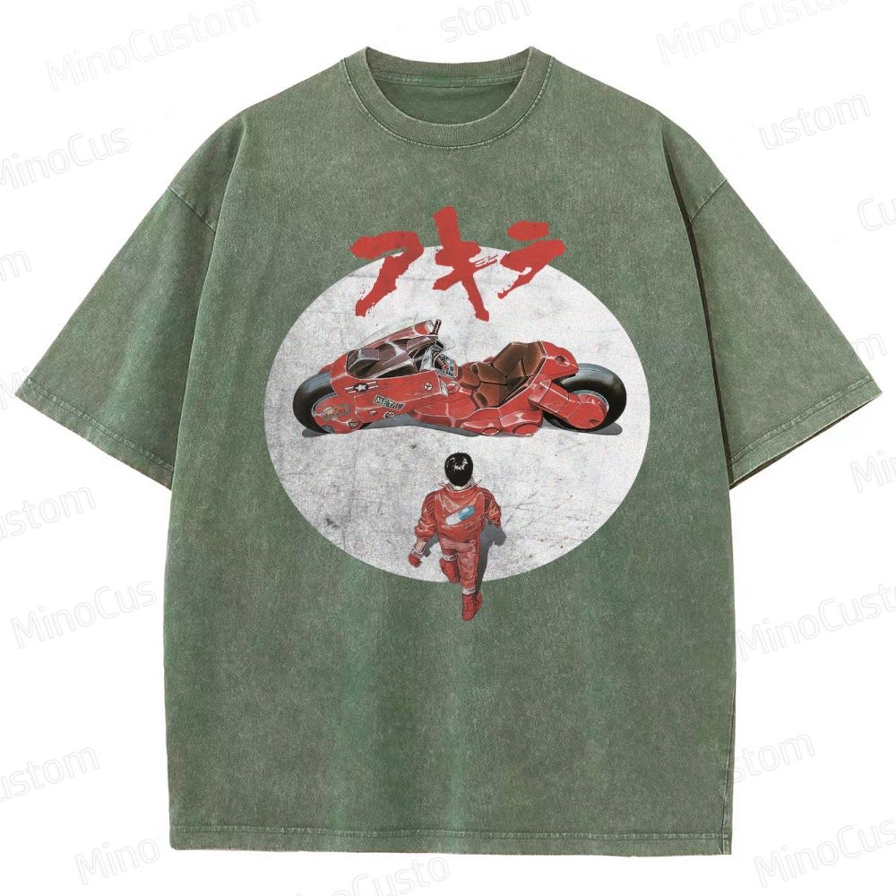 Akira Movie  Washed T-Shirt 