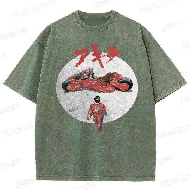 Akira Movie  Washed T-Shirt 