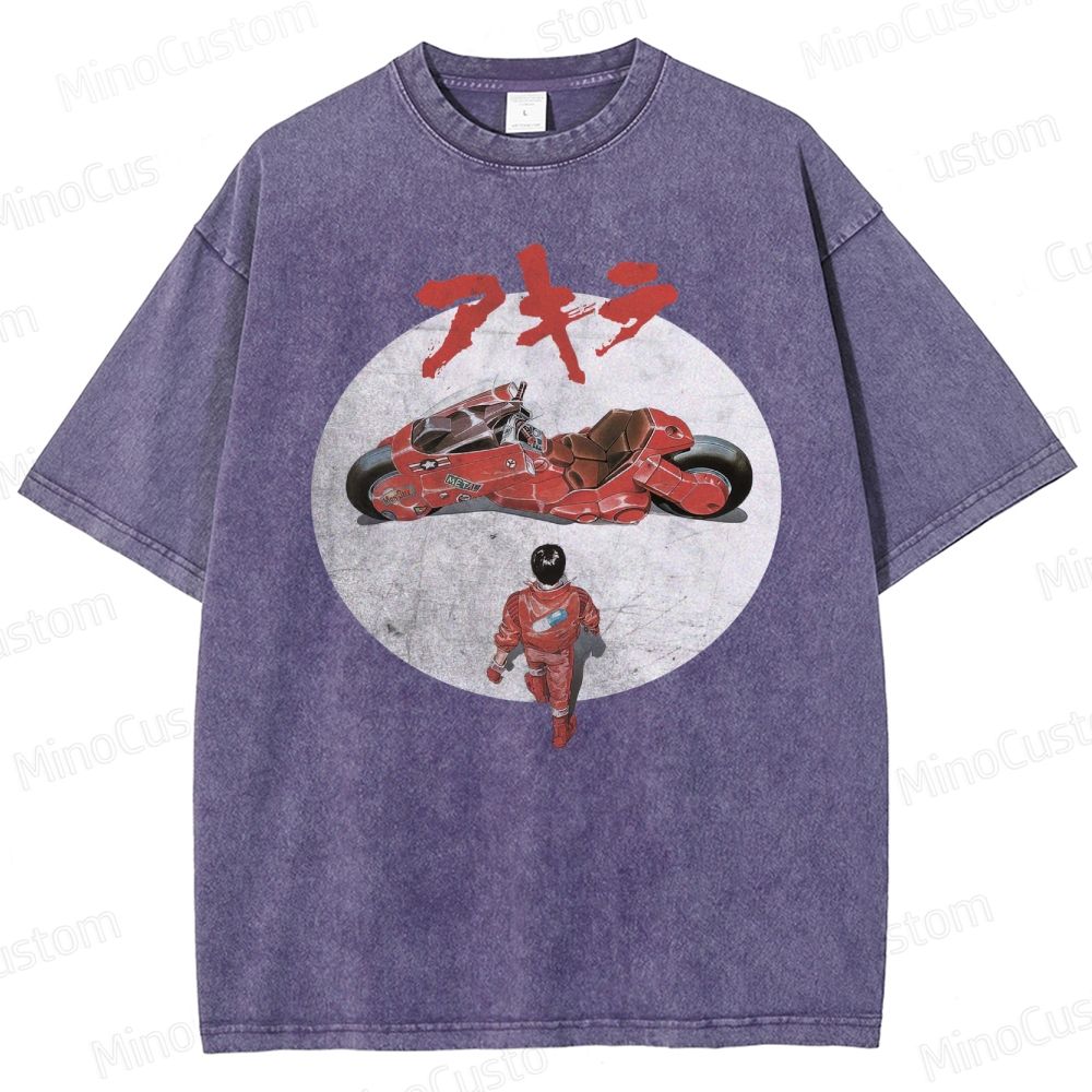Akira Movie  Washed T-Shirt 