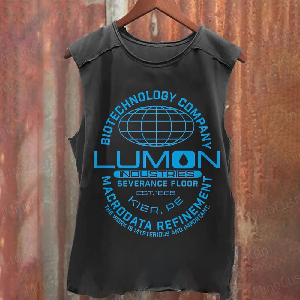 Lumon Ind Vintage Distressed Washed Tank Top 