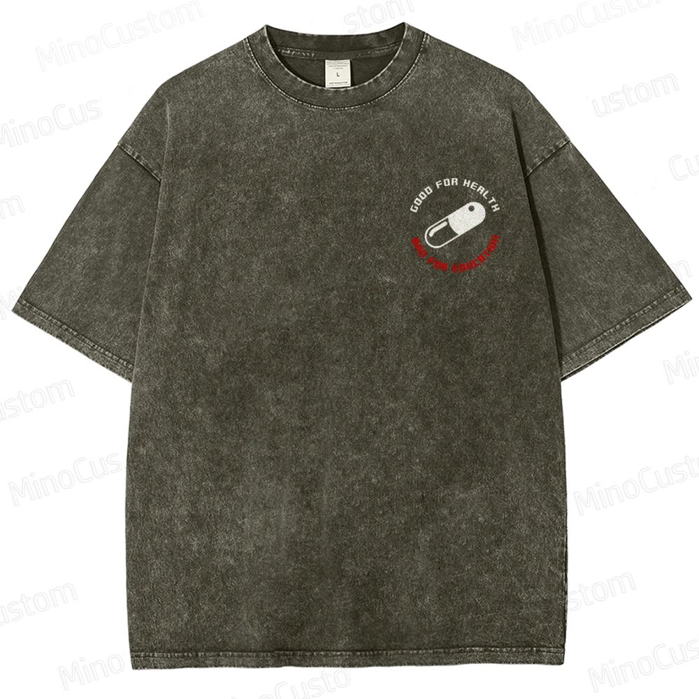 Vintage Distressed 'AKIRA Neo Tokyo' Graphic Oversized Washed T-Shirt