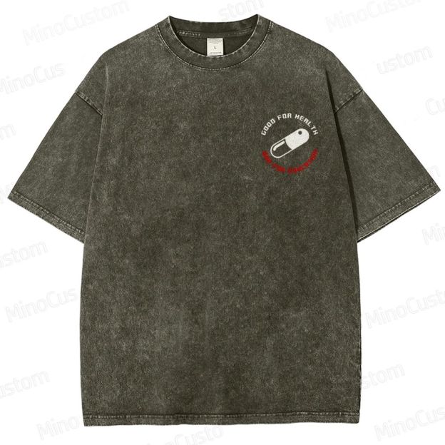 Vintage Distressed 'AKIRA Neo Tokyo' Graphic Oversized Washed T-Shirt