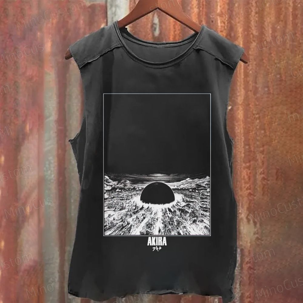 Vintage Akira Graphic Washed Tank Top