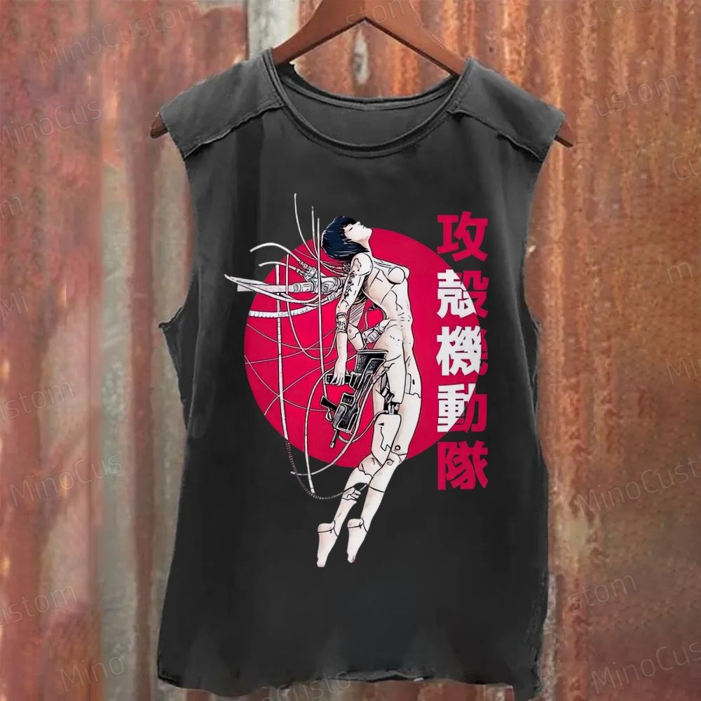 Ghost in the Shell Washed Tank Top
