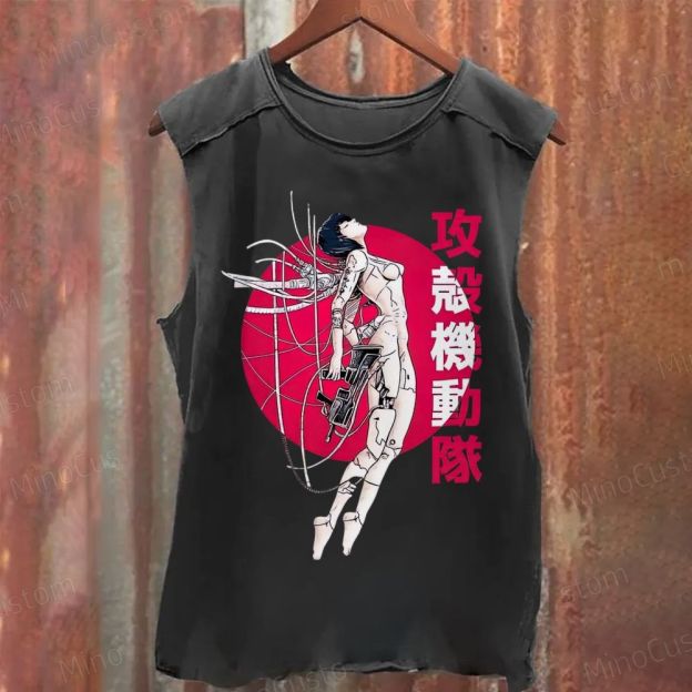 Ghost in the Shell Washed Tank Top
