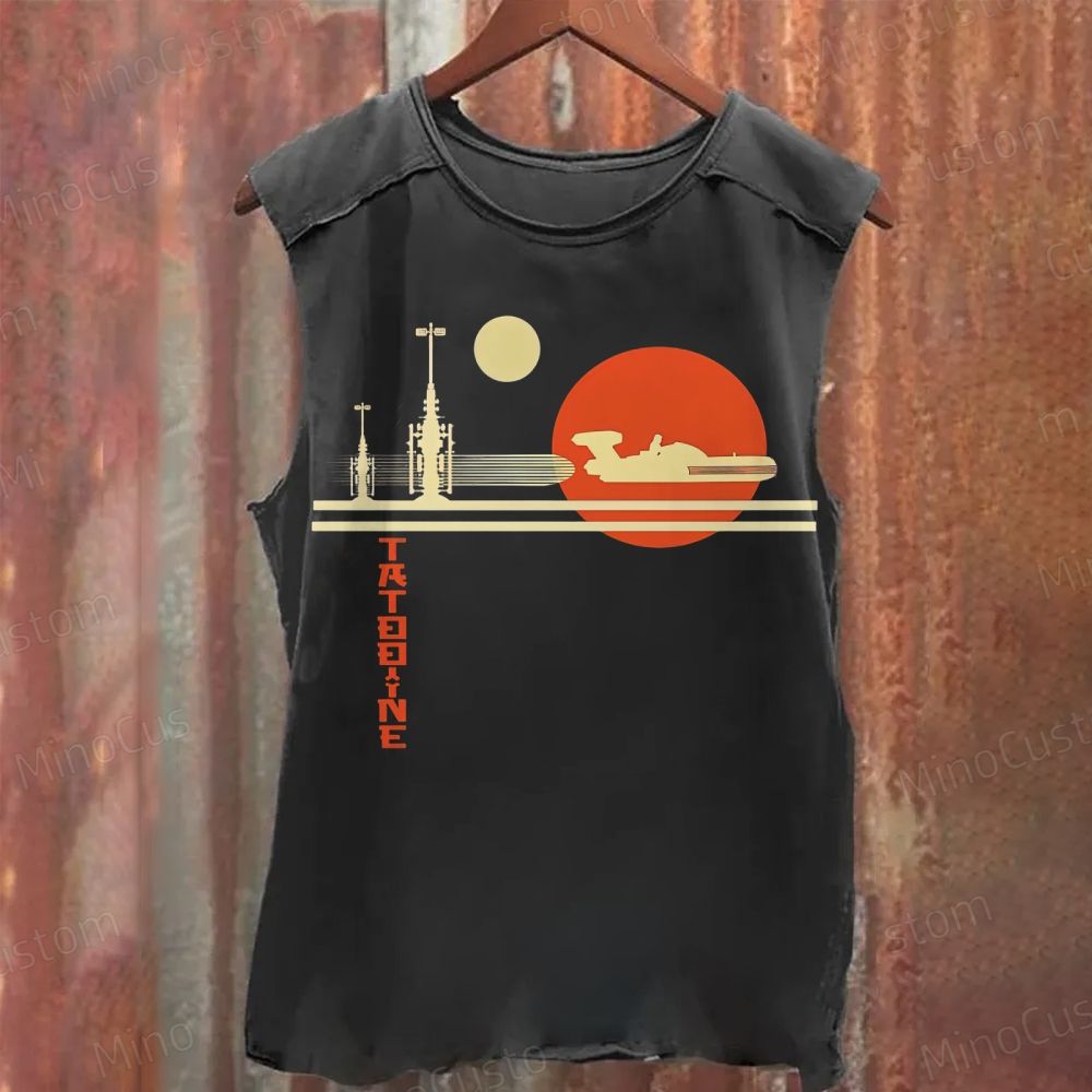 A Night On Tatooine Washed Tank Top 