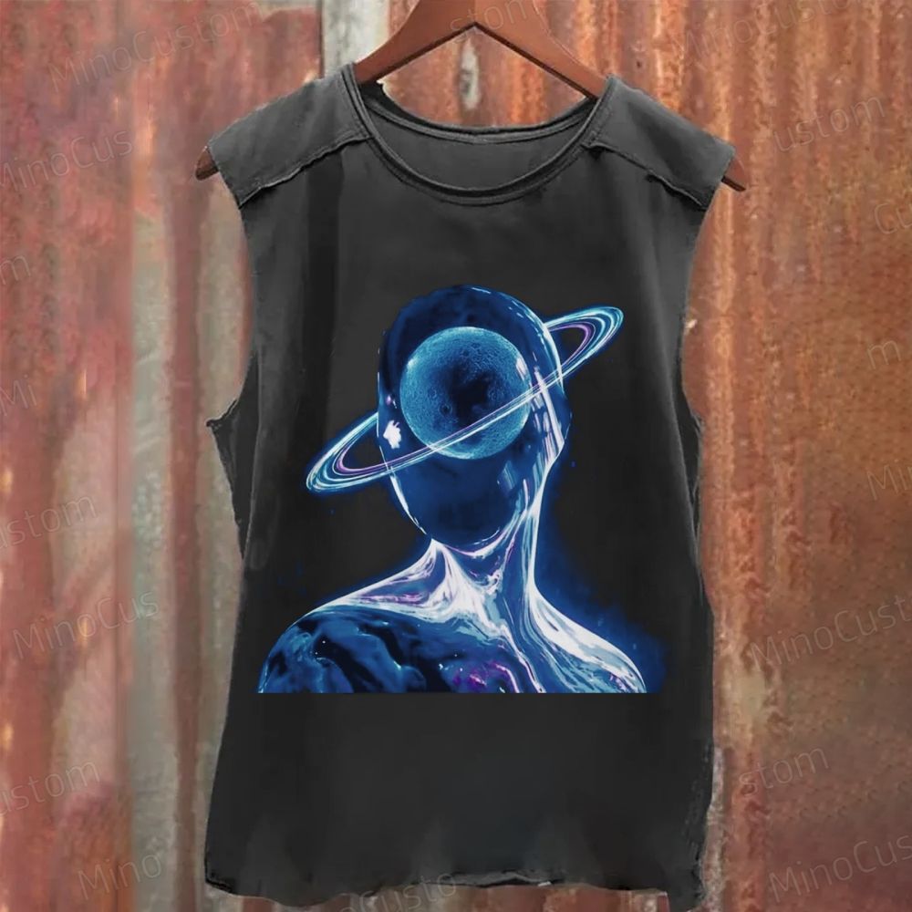 Where are the boundaries of consciousness? Washed Tank Top