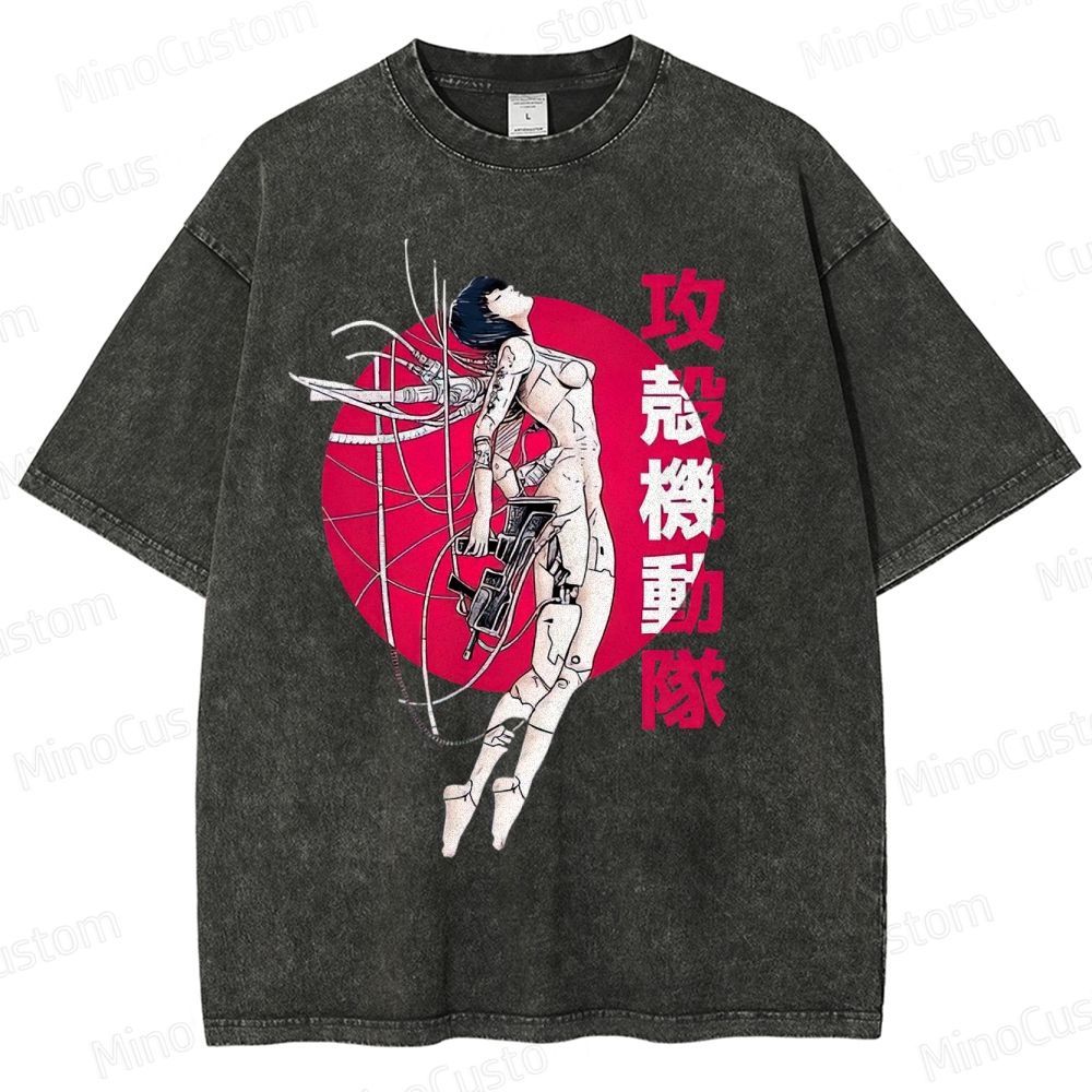 Ghost In The Shell Washed T-Shirt