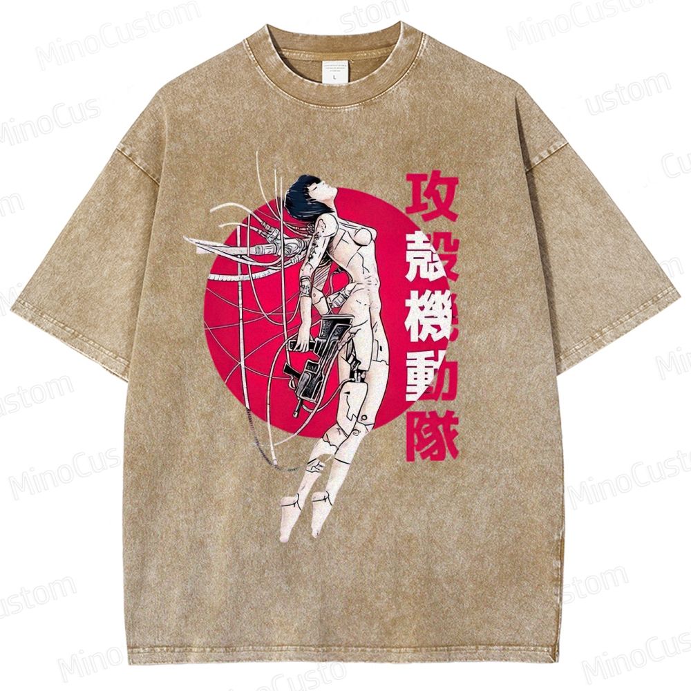 Ghost In The Shell Washed T-Shirt
