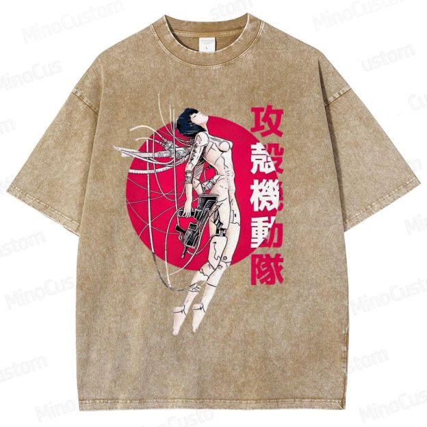 Ghost In The Shell Washed T-Shirt