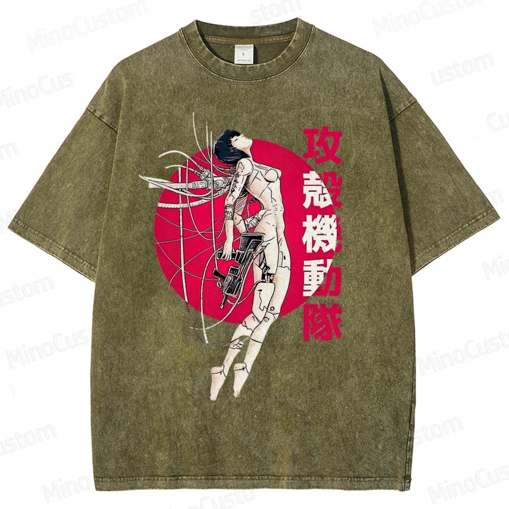 Ghost In The Shell Washed T-Shirt