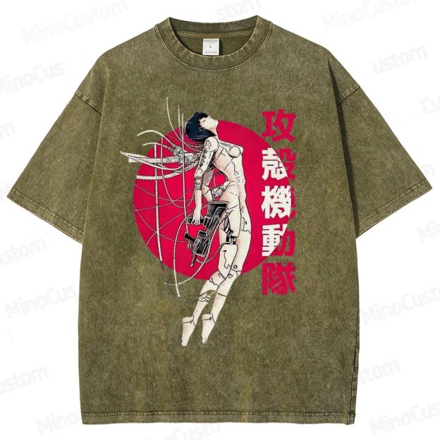 Ghost In The Shell Washed T-Shirt