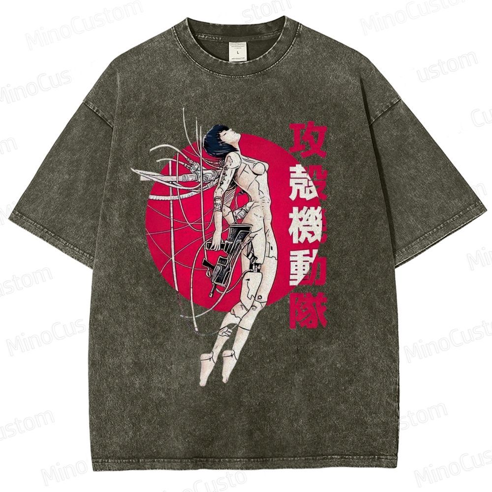 Ghost In The Shell Washed T-Shirt