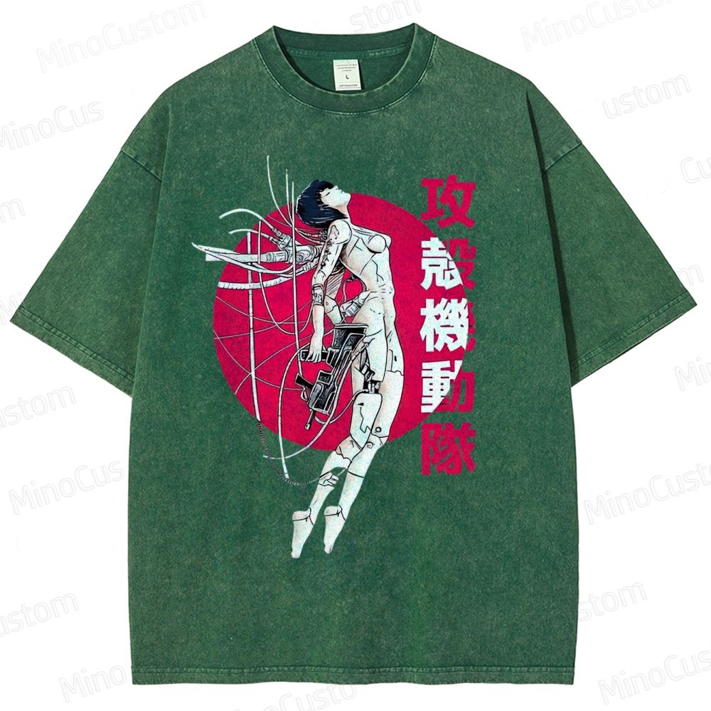 Ghost In The Shell Washed T-Shirt