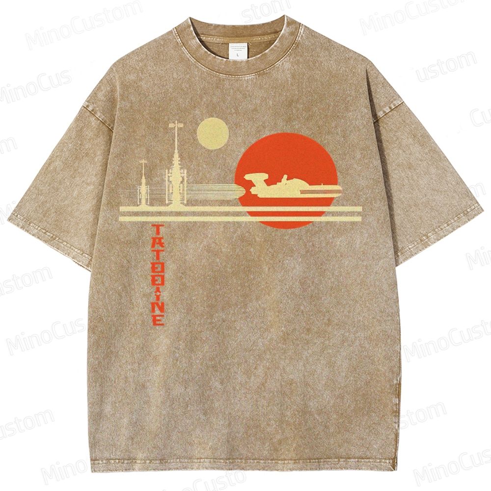 A Night on Tatooine  Washed T-Shirt