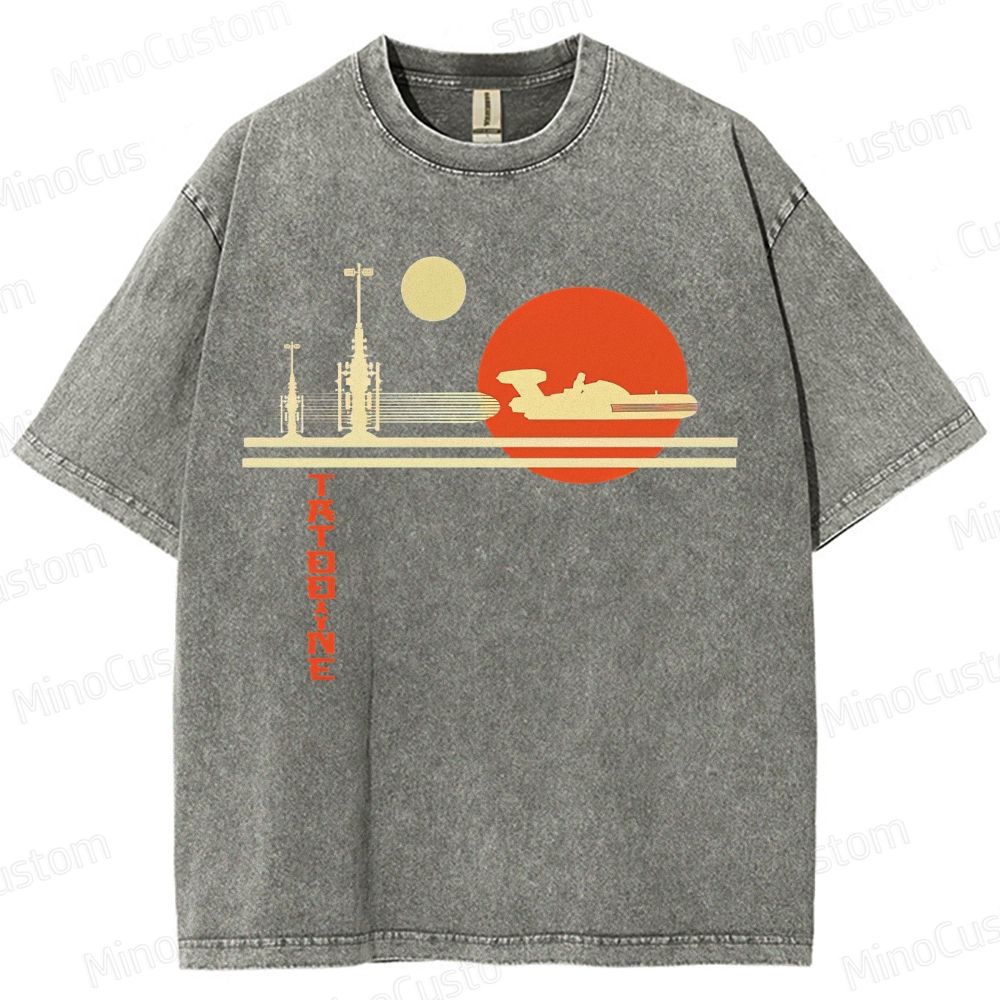 A Night on Tatooine  Washed T-Shirt
