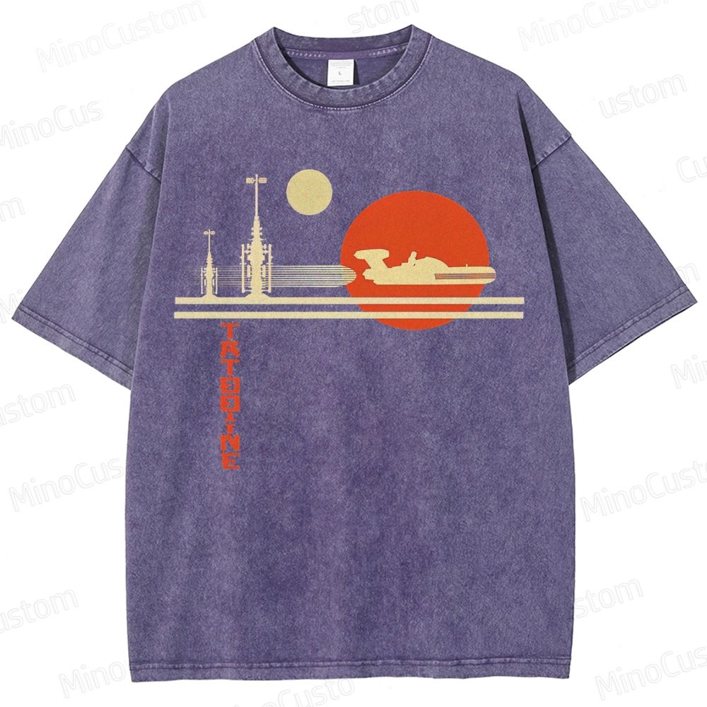 A Night on Tatooine  Washed T-Shirt