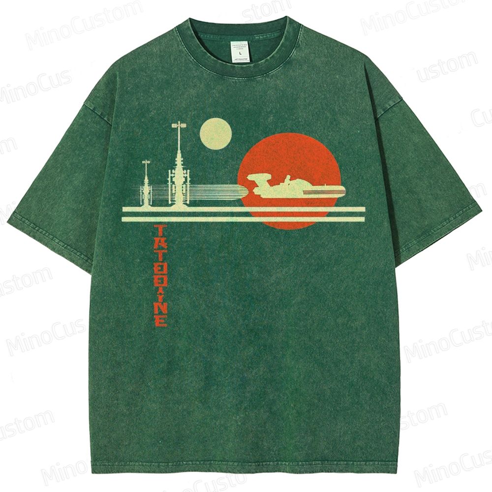 A Night on Tatooine  Washed T-Shirt