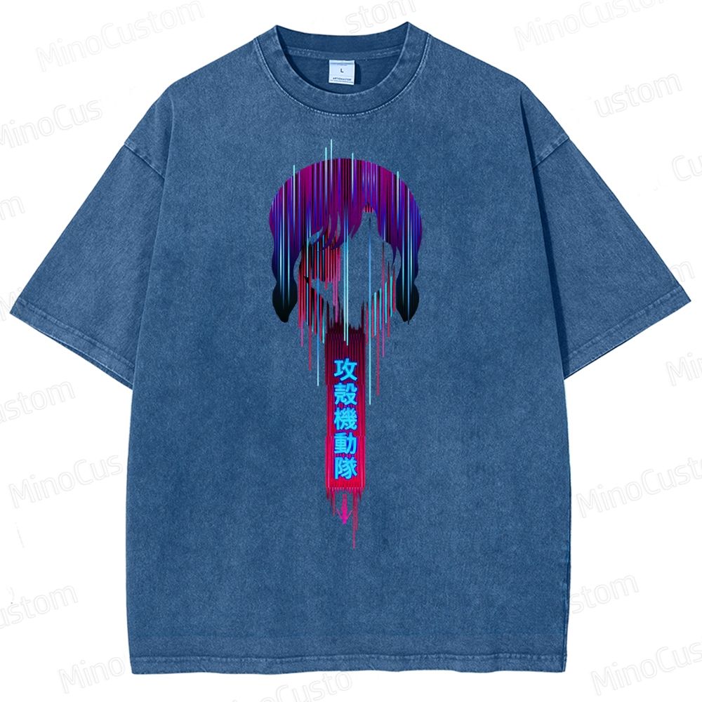 Ghost In The Shell Neon Washed T-Shirt